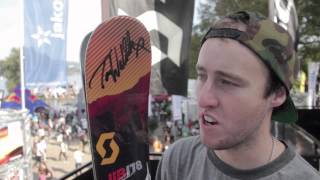 Tom Wallisch ski give away  downdays TV [upl. by Kroo873]