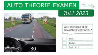 Compleet auto theorie examen juli 2023  gevaarherkenning  kennis  inzicht  voorrang [upl. by Salohcin]