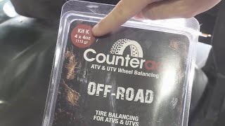 Counteract DIY Kit OffRoad Edition ATV Tire Balancing Installation [upl. by Hsirrehc938]