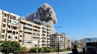 Une frappe israélienne touche la banlieue sud de Beyrouth  AFP Images [upl. by Brunell]