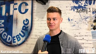 Kurzinterview Neuzugang Daniel Steininger 1 FC Magdeburg [upl. by Mcneely]