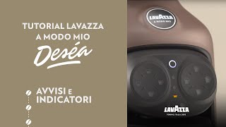 Lavazza A Modo Mio Deséa  Tutorial avvisi e indicatori  Lavazza IT [upl. by Erialc]