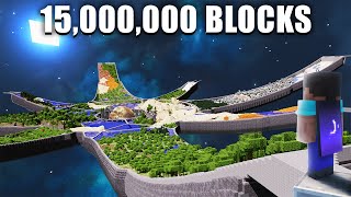 I Built A MEGA STRUCTURE In Minecraft [upl. by Aicac938]