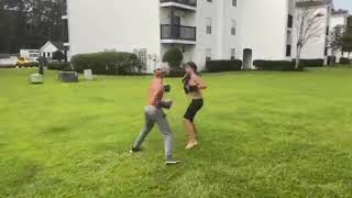 Koral vs Random Kid Boxing match [upl. by Hanselka]