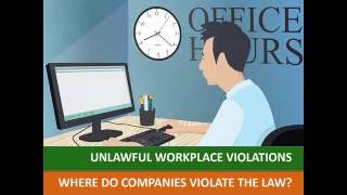 Unlawful Workplace Violations How Employers Violate The Laws [upl. by Annauqal657]