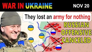 20 Nov BRUTAL DEFEAT Russians ARREST ALL GENERALS Siversk Offensive Ended  War in Ukraine [upl. by Ruosnam]