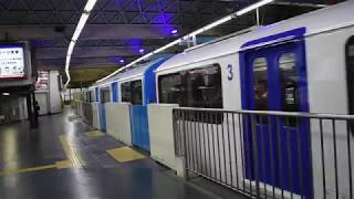 Tokyo Japan  Tokyo Monorail Departing the Hamamatsucho Station HD 2017 [upl. by Araet617]