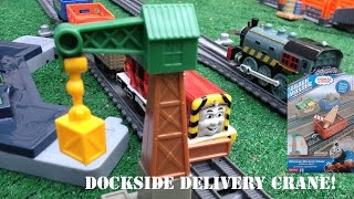 Unboxing New Thomas and Friends Trackmaster Dockside Delivery Crane Cargo amp Cars Expansion Pack [upl. by Nanreh]