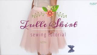 DIY TULLE SKIRT [upl. by Emmeram317]