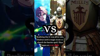 Trapped and Ambushed Rudeus Soloes the Millis Temple Knights  Mushoku Tensei  shorts [upl. by Novhaj]