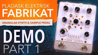 Pladask Elektrisk Fabrikat Deep Dive Demo  PART 1 [upl. by Nepean]