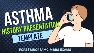 Asthma History Presentation Template  Shortness of breath History Presentation  Medical Education [upl. by Richy]