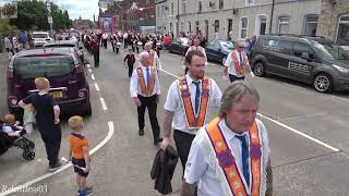 Whiterock District No 9 Parade Full Parade 4K  Belfast  240623 4K [upl. by Ahsiuq508]