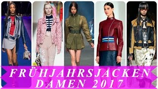 Mode frühjahrsjacken damen 2017 [upl. by Eblehs]