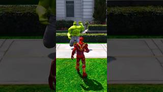 GTA V Hulk ko pakad lia bhoot shorts gta5 gta hulk ironman funnyvideos marvel shortsfeed [upl. by Hamlin93]