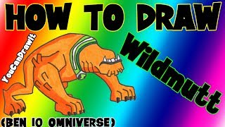 How To Draw Wildmutt from Ben 10 Omniverse ✎ YouCanDrawIt ツ 1080p HD [upl. by Airamahs]