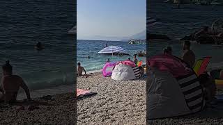 Makarska walk August Summer Croatia 2024 ASMR 4K HDR2024 croatia makarskariviera makarska beach [upl. by Nabru]