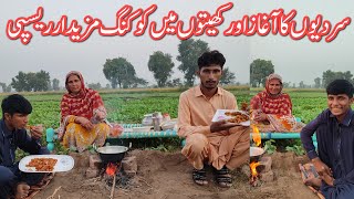 Sardion Ka Aghaz Awr Kheton Me Cooking Aaj Ammi Ne Kon Si Recipe Banaye  Village Woman Life And [upl. by Neesay620]