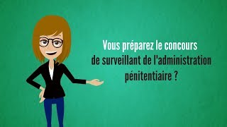 Vidéo Préparation concours surveillant administration pénitentiaire – Carrières publiques [upl. by Nerra]