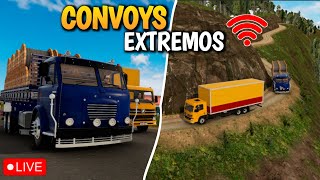 CONVOYS LATINOS EN RUTAS MORTALES DE BOLIVIA  DRIVER JOBS ONLINE [upl. by Anton]