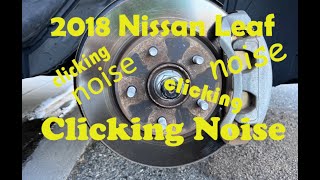 2018 Nissan Leaf clicking noise on front axle area [upl. by Lauretta]