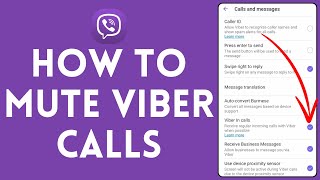 How to Mute Viber Calls 2024  Silent Viver Calls [upl. by Dyer]