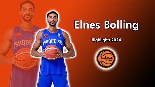 Elnes Bolling Highlights 2024  Club Parque Sur  Liga Federal de Básquet [upl. by Zindman]