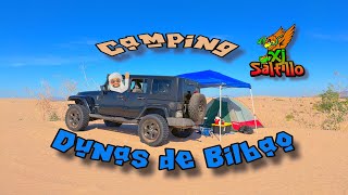 Camping en las dunas de Bilbao  Xj Saltillo Mx  Pueblo mágico  Jeep Wrangler [upl. by Nannoc]