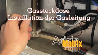 Gassteckdose im Wohnmobil 🚐Installation 🛠️ der Gasleitung [upl. by Haimorej]