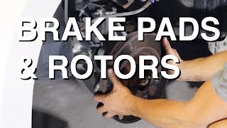 How to Replace Brake Pads amp Rotors [upl. by Ikey]