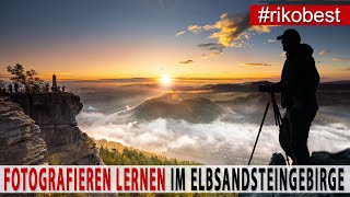 Fotografieren lernen  Mega Sonnenaufgänge amp Langzeitbelichtungen  Workshop Elbsandsteingebirge [upl. by Cavallaro988]