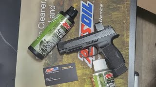 Cleaning The Sig Sauer P365 XL with Amsoil Cleaner and Lube [upl. by Ramej]