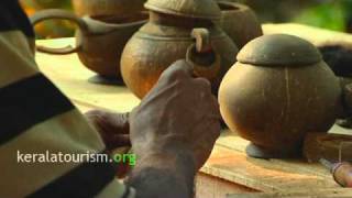 Handicraft Coconut shell Kudam [upl. by Idnek700]