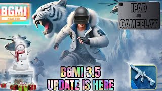 BGMI 35 UPDATE IS HERE 🚀  bgmilive ipadbgmi ipad9thgen ipad kartikplayz [upl. by Aihsena647]