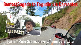 BontocSagada tofrom Tagudin Ilocos Sur via Bessang Pass Cervantes Faster Drive to Cordillera [upl. by Nnaeus]