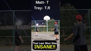 INSANE 1v1 basketball TRUMP challenge basketballbattle 1v1challenge trickshots [upl. by Adaha971]