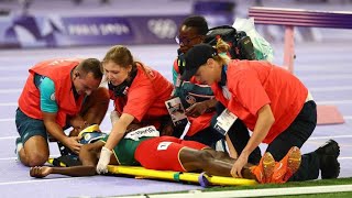 Olympian Runner Lamecha Girma Leaves Race In Stretcher After Terrible Fall [upl. by Elhsa216]