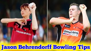 Jason Behrendorff Bowling Action Tips And Copy Cricket [upl. by Avraham]