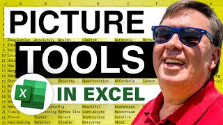 Excel  Excel Picture Tools  Adding Artistic Effects SmartArt Layouts amp More  Episode 1088 [upl. by Silvano]