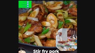 stir fry pork stir fry pork belly chinese recipes [upl. by Tarrant384]