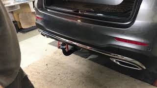 Mercedes Glc Detachable Tow Bar [upl. by Llenehc]