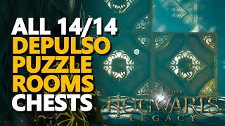 All Depulso Puzzle Rooms Chests Hogwarts Legacy [upl. by Mccully152]