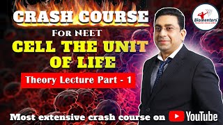 NEET l Biology l Cell the unit of life Part 1 l Theory l Most extensive crash course on YouTube [upl. by Osner937]