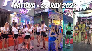 PATTAYA WALKING STREET 4K  22 JULY 2022 [upl. by Adnovay]