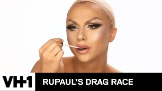 Drag Makeup Tutorial Farrah Moans Hurried Hotness  RuPauls Drag Race Season 9  Now on VH1 [upl. by Cynar]