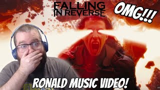 Falling In Reverse  Ronald Official Music Video REACTION OMG [upl. by Alleynad373]