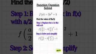 Function Domain amp Range🤓maths shorts mathshorts ytshorts functions algebra mathsrevision [upl. by Gratt]