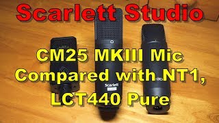 Scarlett Studio CM25 MKIII Microphone [upl. by Cariotta757]