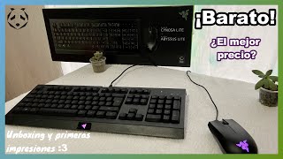 Bundle GAMER BARATO  RAZER CYNOSA LITE  ABYSSUS LITE UNBOXING EN ESPAÑOL ¿Es el mejor 6400 DPI [upl. by Asum]