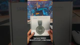 Samson SR850 Studio Headphones unboxing [upl. by Lleruj]